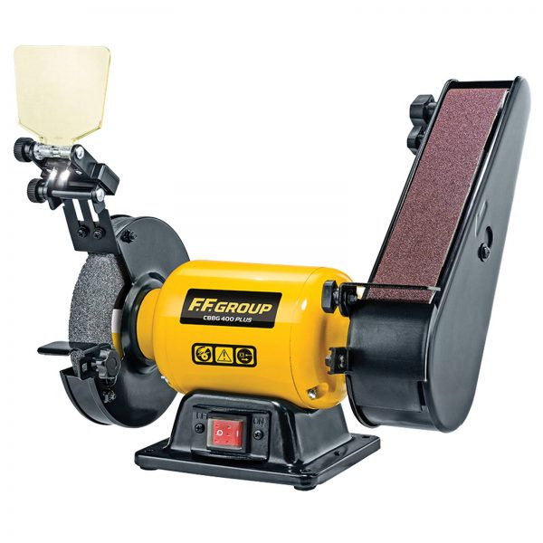 Smerigliatrice da banco con levigatrice CBBG 400PLUS 400W Ff Group
